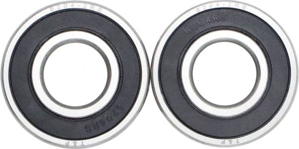 Bearing - 6204-2RS (2 pc set) 47x20x14 - BRG6204-2RS - PBC194F1