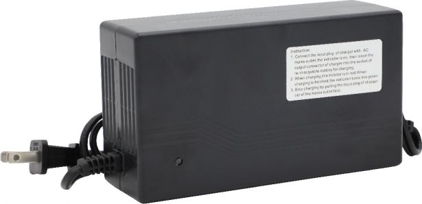Charger - 60V, 3A, C13 Plug with Universal T-Prong, Lithium - CHG6030TL - PBC1477EF1