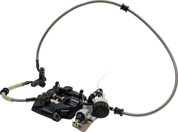Foot/Rear Brake Lever and Caliper Assembly - ATV, Hisun, 500cc - 90A4250 - PBC706F1