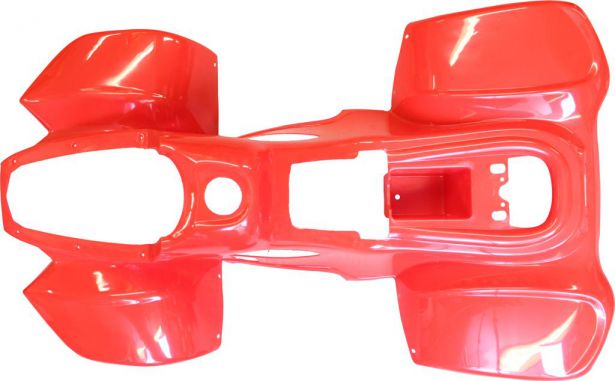 Plastic Set - 50cc to 125cc ATV, Red, Racing Style - 70A7130RD - PBC624F1