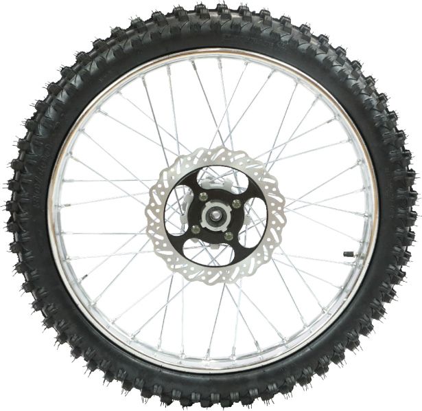 Rim and Tire Set - INCLUDES BRAKE DISC, Front 21