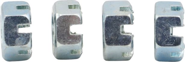Slotted Nut - Castle Nut - ( Wheel Nut, Lug Nut ) 10-1.5 (4pcs) - HWN4010 - PBC2884F1