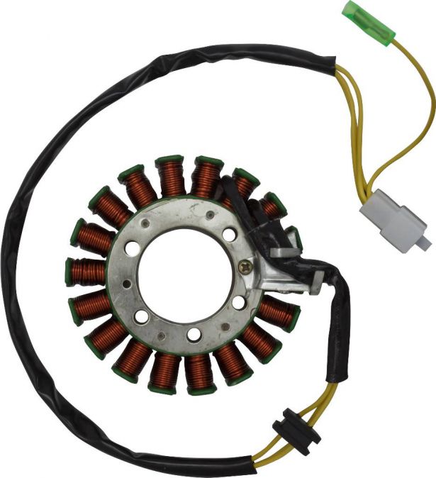 Stator - Magneto Coil, 18G, 3 Wire, CF250 - 30A9381 - PBC2396F1