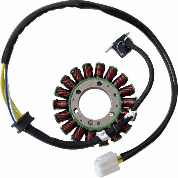 Stator - Magneto Coil Assembly, Suzuki LTR 450 & 450Z QuadRacer 2006-2009, 32101-45G00, 32101-45G10, 32101-45G11 - 30A9406 - PBC1778EF1