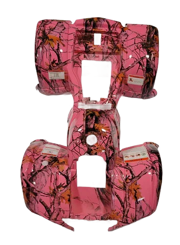Blazer 125D Pink Camo Body Kit - TAO TAO MOTOR / GIO PARTS - PBCATA125-D-10-01P