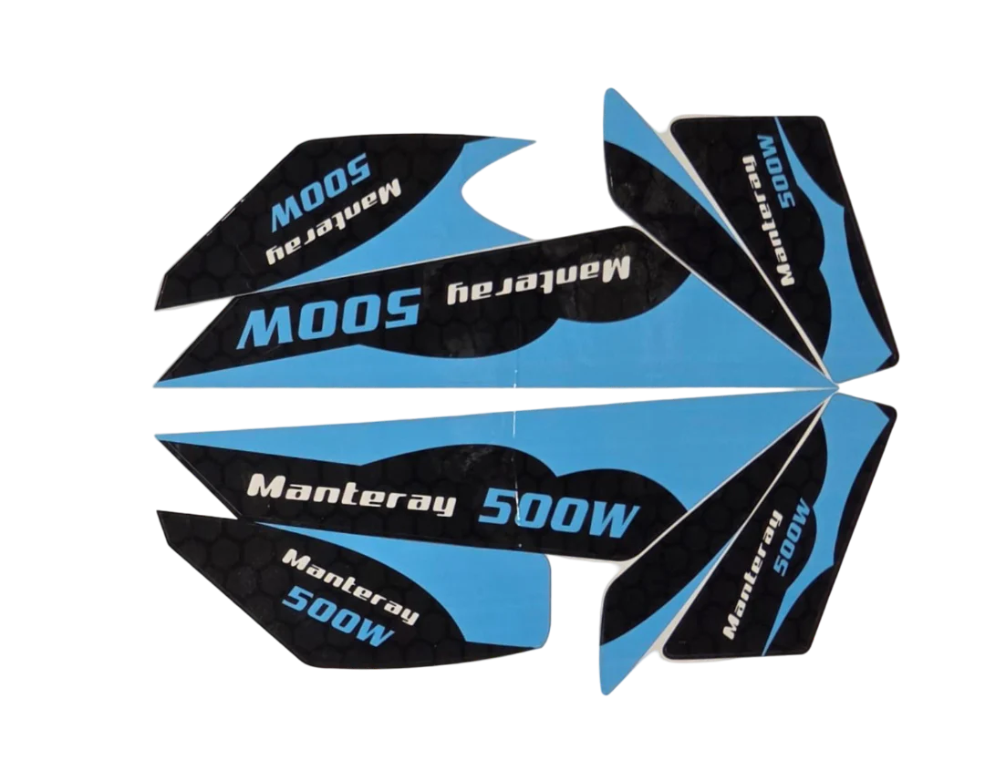 Manteray Blue Decals