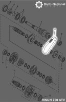 Chain - M9-9.25-34, Hisun, 400-700cc, ATV/UTV - CHN1040 - PBC1114F1