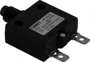 Circuit Breaker - Push Button, 15A, HT-01C, 125/250VAC, 32/50VDC - 60A9615 - PBC2337F1