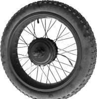 Electric Motor & Wheel Assembly - 20x4.0, 48V, 500W Fat Motor, SHOK Scooters Pulsar - 70S9293 - PBC1741EF1