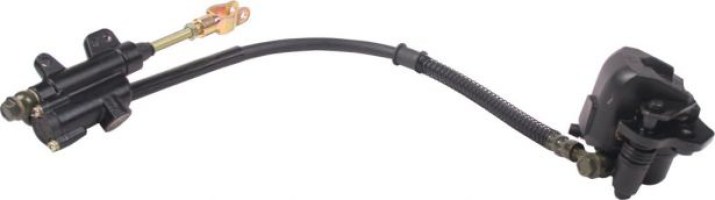 Foot/Rear Brake Lever and Caliper Assembly, 51cm Line - 90A4220 - PBC806F1