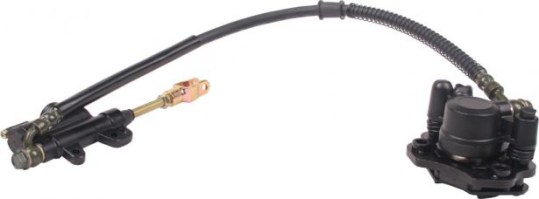 Foot/Rear Brake Lever and Caliper Assembly, 51cm Line - 90A4220 - PBC806F1