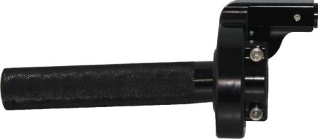 Throttle Lever - Twist Grip, CNC, 90cc to 250cc, Dirt Bike, Yimatzu Brand, Black - 70A3250BK - PBC2711F1