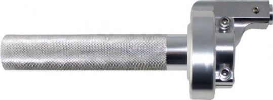 Throttle Lever - Twist Grip, CNC, 90cc to 250cc, Dirt Bike, Yimatzu Brand, Chrome - 70A3250CR - PBC2783F1