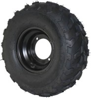 Rim and Tire Set - 16x8-7 Tire, 4 Bolt, Black Rim, ATV, Left Side - PBC40A4100F1