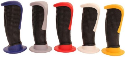 Throttle Grips - Tapered, Gray - 70D1845GY - PBC2705F1