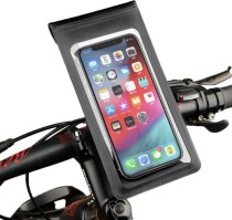 Touchscreen_Cell_Phone_Mount_ _Mobile_Phone_Holder_Up_to_6_Inch_Devices_Black_Pouch__Ratchet_Strap_1