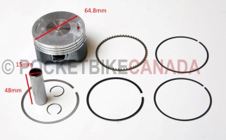 Piston Kit for OH for 250cc, X31(19/16), Dirt Bike 4 Stroke - G2080058
