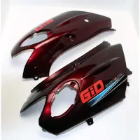 Italia MK Red Fender Left/Right Side w/ Logo - PBC884XL