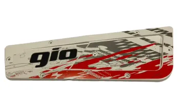GT200 Red left side cover